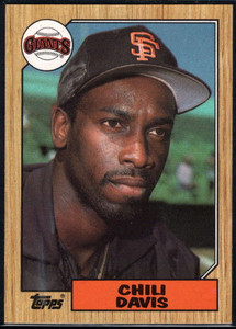 1987 Topps #672 Chili Davis NM-MT San Francisco Giants 
