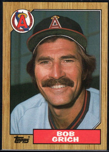 1987 Topps #677 Bobby Grich NM-MT California Angels 