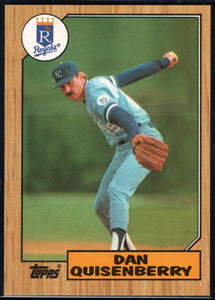1987 Topps #714 Dan Quisenberry NM-MT Kansas City Royals 