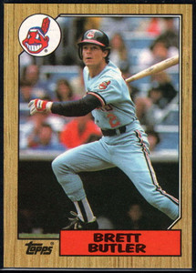 1988 Fleer #603 Brett Butler VG Cleveland Indians - Under the Radar Sports