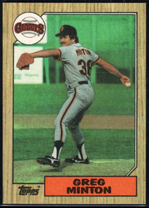 1987 Topps #724 Greg Minton NM-MT San Francisco Giants 