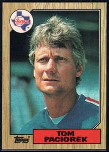 1987 Topps #729 Tom Paciorek NM-MT Texas Rangers 