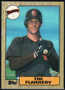 1987 Topps #763 Tim Flannery NM-MT San Diego Padres 