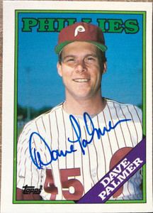 David Palmer Autographed 1988 Topps Traded #79T