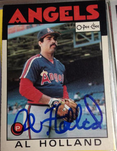 Al Holland Autographed 1986 O-Pee-Chee #369