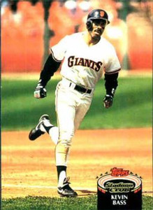 1992 Stadium Club #6 Kevin Bass VG San Francisco Giants 