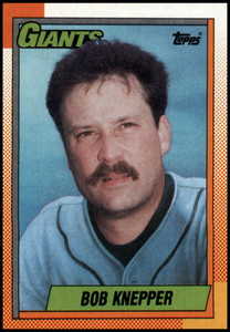 1990 Topps #104 Bob Knepper VG San Francisco Giants 