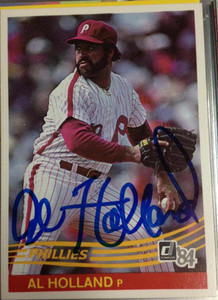 Al Holland Autographed 1984 Donruss #204
