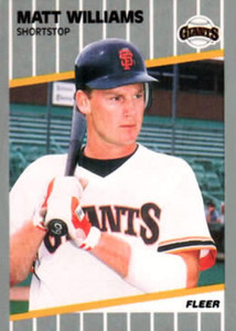  1987 Fleer Update #U-129 Matt Williams San Francisco