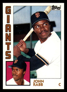 1984 Topps #228 John Rabb VG San Francisco Giants 