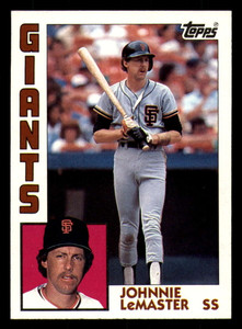 1984 Topps #663 Johnnie Lemaster VG San Francisco Giants 