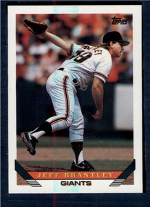 1993 Topps #631 Jeff Brantley VG San Francisco Giants 