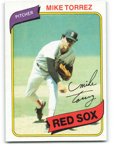 1980 Topps #455 Mike Torrez VG Boston Red Sox 