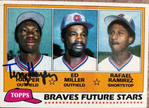 SOLD 102881 Terry Harper Autographed 1981 Topps #192