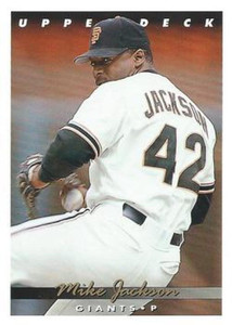 1993 Upper Deck #170 Mike Jackson VG San Francisco Giants 