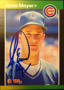 Jamie Moyer Autographed 1989 Topps Card #549 Chicago Cubs SKU #188194 -  Mill Creek Sports