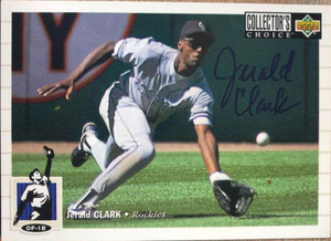 Jerald Clark Autographed 1994 Collector's Choice #79