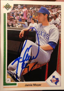 Jamie Moyer Autographed 1991 Upper Deck #610