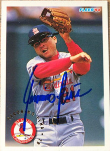 Geronimo Pena Autographed 1994 Fleer #643