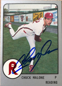 Chuck Malone Autographed 1988 Pro Cards #869