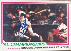 Davey Lopes Autographed 1978 Topps #412