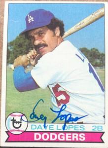 Davey Lopes Autographed 1979 Topps #290
