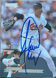SOLD 3149 Jamie Moyer Autographed 1995 Donruss #66