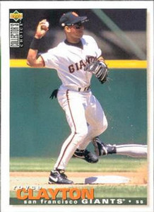 1995 Collector's Choice #254 Royce Clayton VG San Francisco Giants 