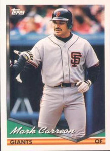 1994 Topps #327 Mark Carreon VG San Francisco Giants 