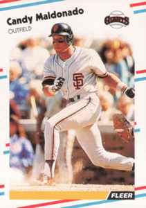 1988 Fleer #89 Candy Maldonado VG San Francisco Giants 