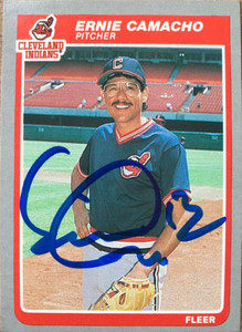 Ernie Camacho Autographed 1985 Fleer #442 