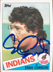 Ernie Camacho Autographed 1985 Topps #739 Ernie Camacho Autographed 1985 Topps #739