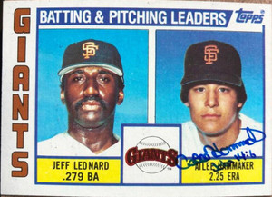 Atlee Hammaker Autographed 1984 Topps #576