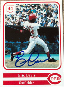 1985 FLEER BASEBALL #533 - ERIC DAVIS ROOKIE CARD