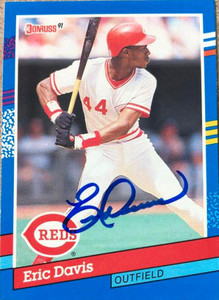 Eric Davis Autographed 1991 Donruss #84
