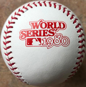 SOLD 103624 Rawlings Official 1980 World Series Baseball  SOLD 103624 Rawlings Official 1980 World Series Baseball