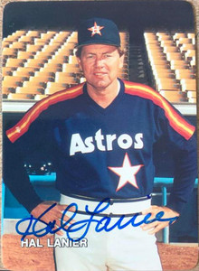 Hal Lanier Autographed 1987 Mother's Cookies #1