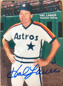 Hal Lanier Autographed 1988 Mother's Cookies #1