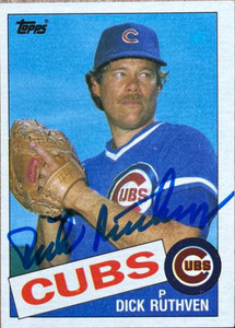 Dick Ruthven Autographed 1985 Topps #563