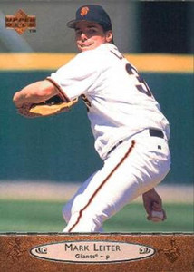 1996 Upper Deck #452 Mark Leiter VG San Francisco Giants 