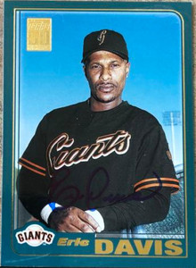 Eric Davis Autographed 2001 Topps Traded #T13