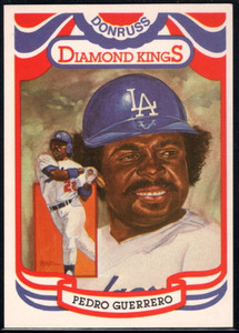 SOLD 33285 1984 Donruss #24 Pedro Guerrero DK COR VG Los Angeles Dodgers 