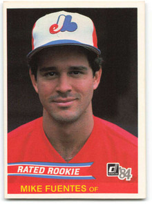 1984 Donruss #40 Mike Fuentes VG RC Rookie Montreal Expos 