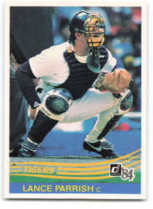 1984 Donruss #49 Lance Parrish VG Detroit Tigers 