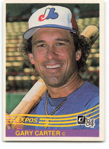 1984 Donruss #55 Gary Carter VG Montreal Expos 