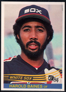 1985 Fleer #507 Harold Baines VG Chicago White Sox - Under the