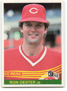 1984 Donruss #62 Ron Oester VG Cincinnati Reds 