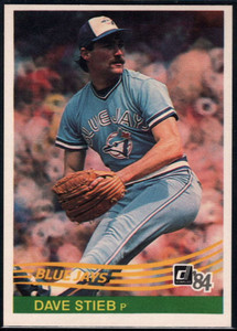 Dave Stieb - Blue Jays #70 Fleer 1986 Baseball Trading Card