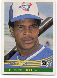 1984 Donruss #73 George Bell VG Toronto Blue Jays 