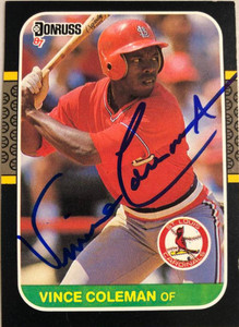 1987 Topps #590 Vince Coleman - NM-MT